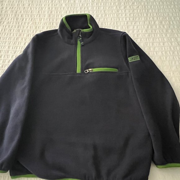 Boys  size 7 Blue Weatherproof 32 Degrees ¼ zip fleece pullover. - Picture 1 of 4